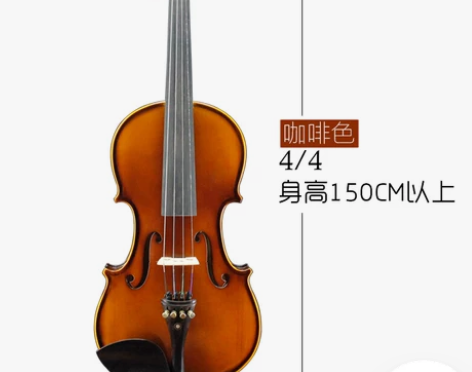 ?民间艺人手工实木练习考级小提琴初学者儿童...