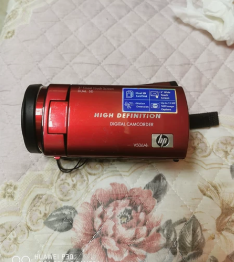 惠普摄录一体机 可录像,可拍照,带闪光...