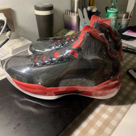 ?李宁驭帅基础黑/朱砂红 全新正品 42码...