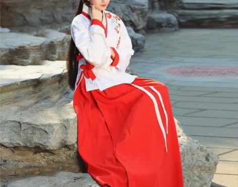 如梦霓裳汉服女装 袄裙醉花阴 白色刺绣花袄...