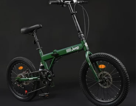 吉普Jeep折叠自行车成人男女20寸10-...