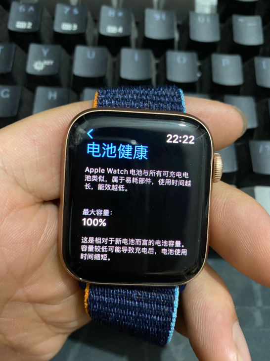 applewatch s5,44mm金色国...