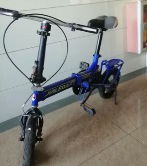 出售闲置14英寸折叠自行车，9成新，车架坚...