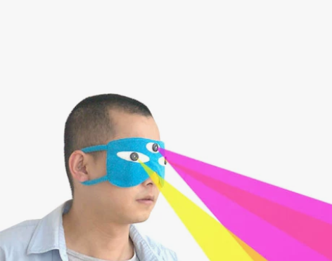 sgkj三只眼睡眠遮光原创可爱趣眼罩
