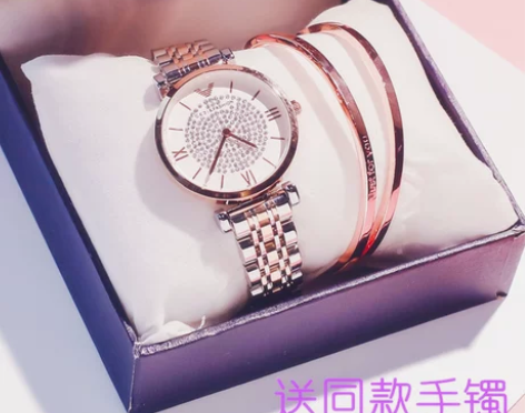 ins名牌满天星女士手表防水时尚款女表20...