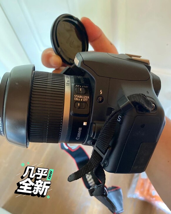 几乎全新佳能650D单反套机带18-55镜...