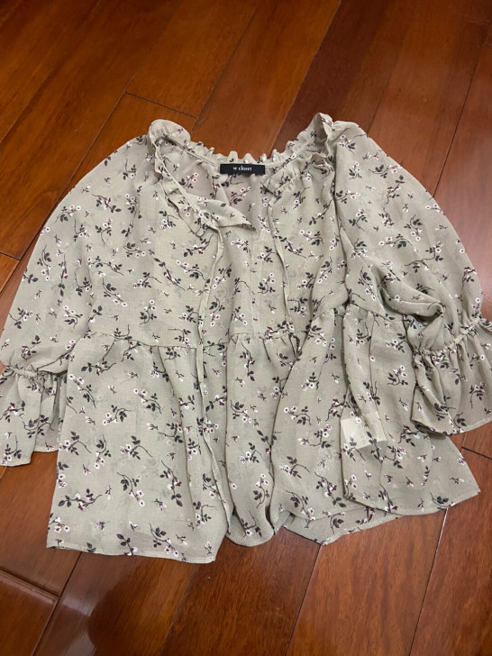 wcloset女士雪纺衫 均码