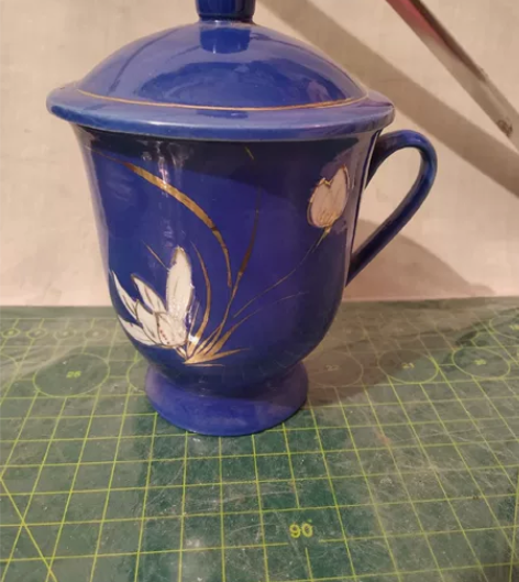 老盖杯 老醴陵瓷盖杯，从拆迁户家收来的，惜...