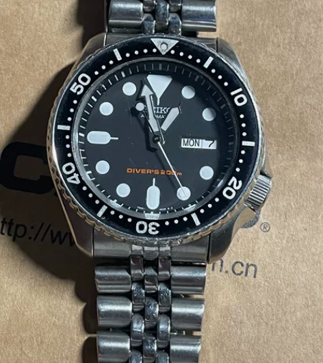 Seiko精工skx007手表鲍鱼水鬼男士...
