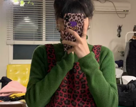 连衣裙女秋冬2019新款复古宽松中长款加厚...