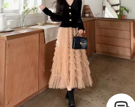 今年超级火的法式裙到货啦～ m-4xl 9...