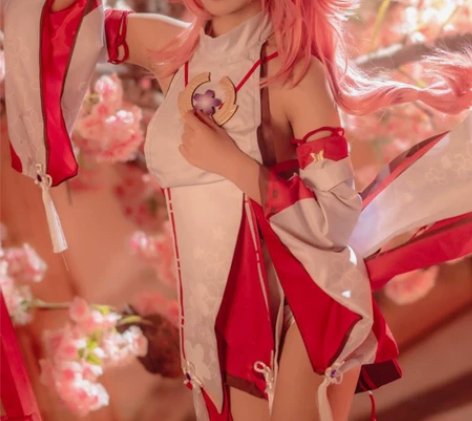 和顺动漫家 现货原神八重神子cos服可爱风...