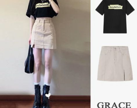 夏甜酷辣妹可盐可甜洋气穿搭御姐范轻熟风小个...