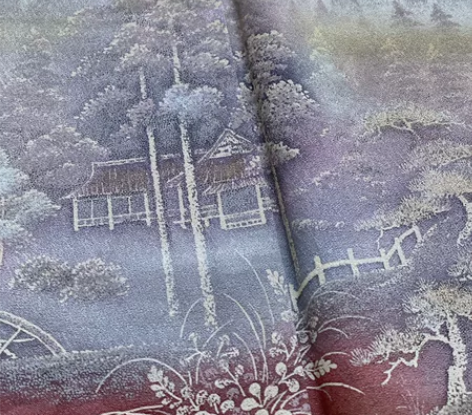 kiya喜屋长春红风景访问着和服 材质：正...