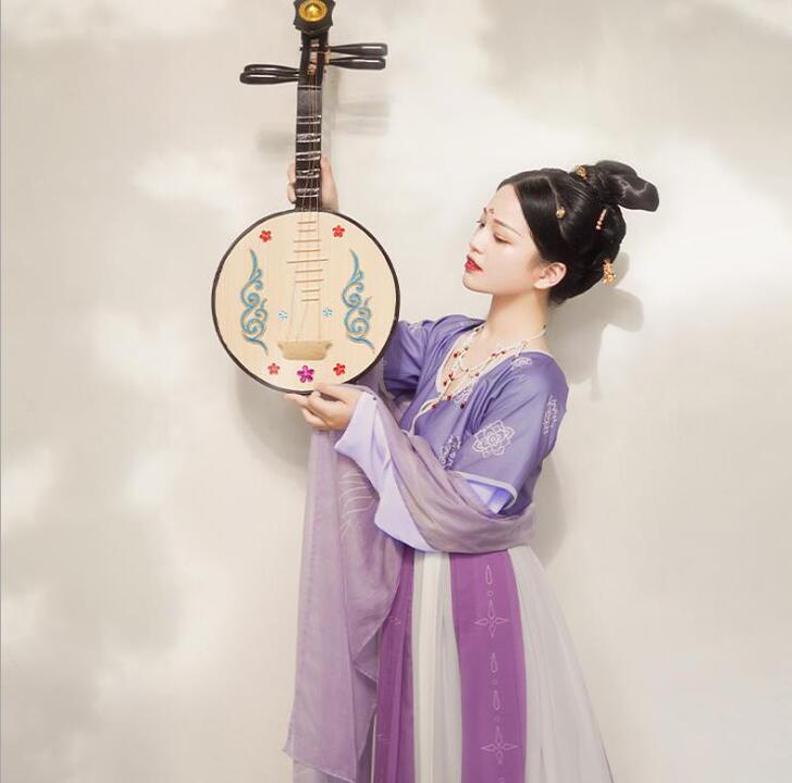 【折桂令】原创汉服坦领半臂四件套 中国风 ...