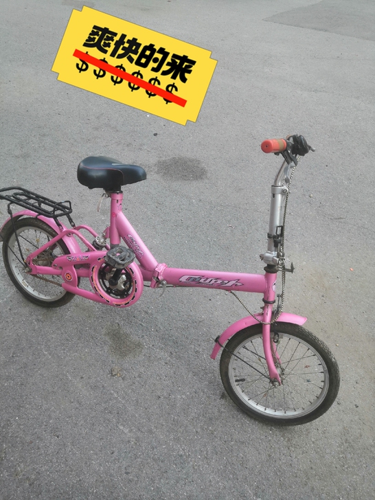 全铝折叠自行车。孩子小学毕业买的，之后去市...