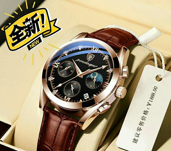 【赔本低价全新包邮】瑞士名牌全自动机械手表...