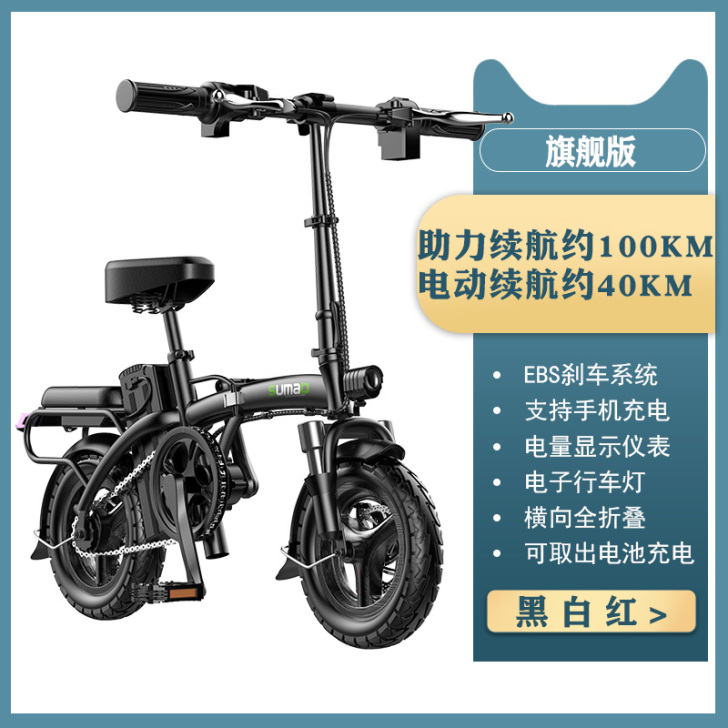 【过年不打烊】德国名顶折叠电动自行车小型电...