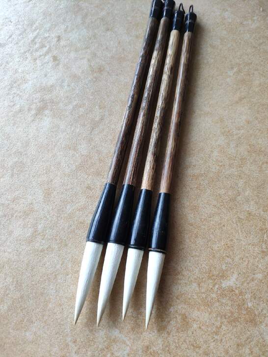 羊毫长峰笔，12年产的还剩百来支，喜欢的别...