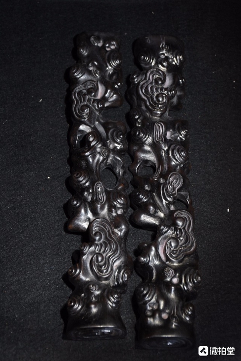 粉丝福利特价檀木镇尺一对