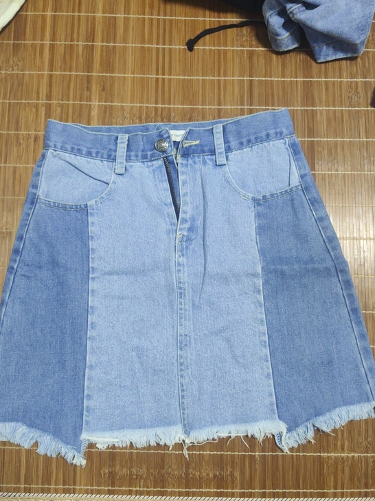 全新牛仔a字裙
