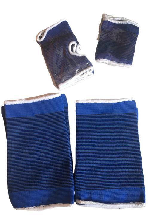 9.9 元3副包邮全新针织护踝薄款篮球护具...