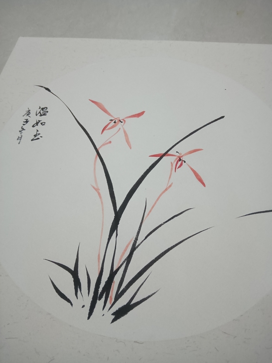 纯手绘优质加厚宣卡国画小品 梅兰竹菊题材 ...