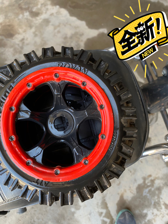 全新 遥控轮胎 牌子忘了 全新