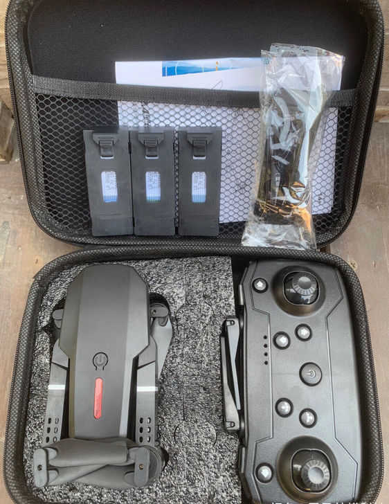 店铺关门6k高清无人机双电池整套全新能飞2...