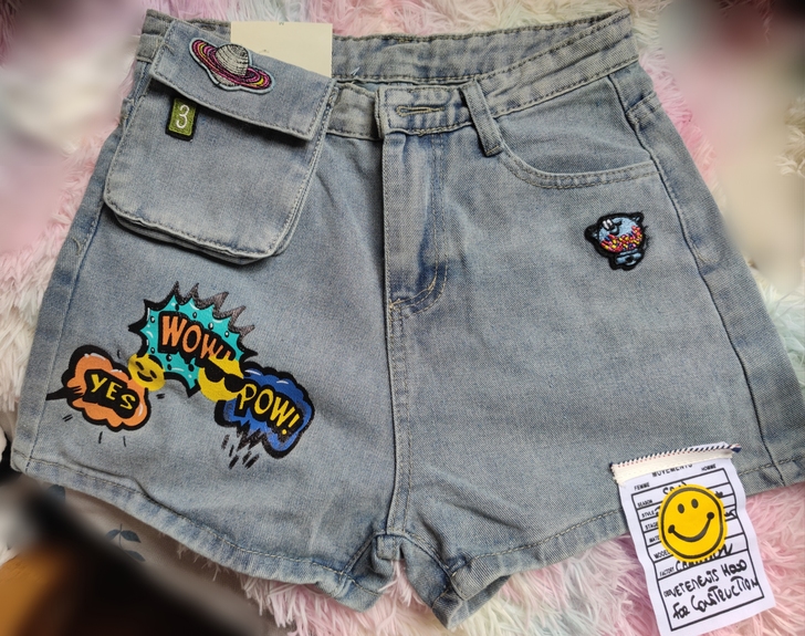 全新 牛仔短裤
