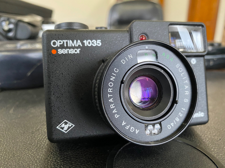 德国爱克发1035大红钮估焦自动相机（样片）