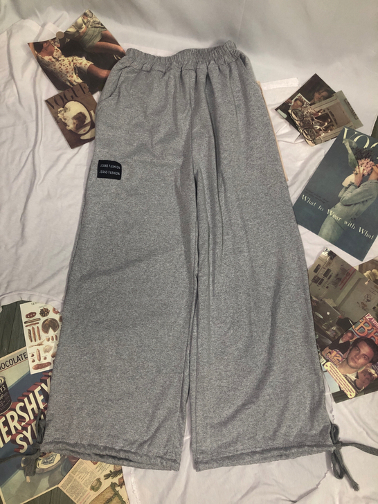 女生阔腿裤/可束脚/实体店不做了##amp...