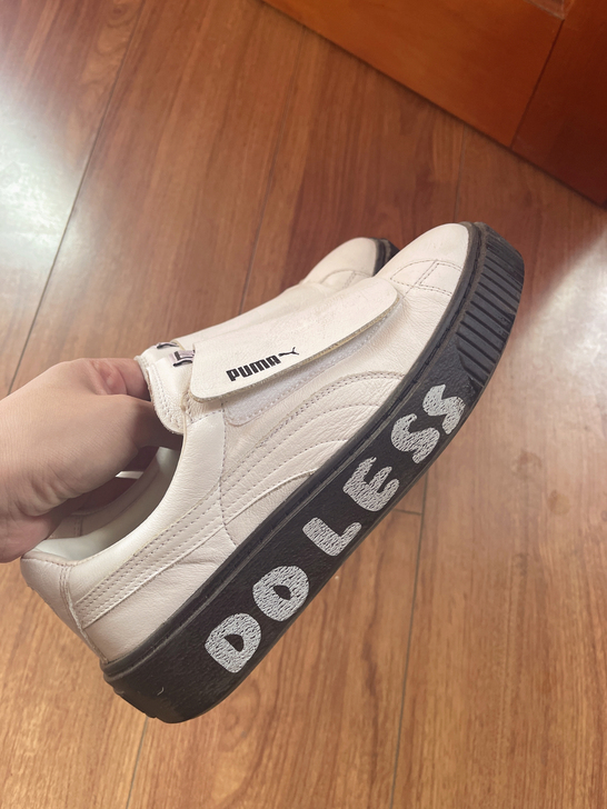 puma彪马黑白休闲厚底板鞋女