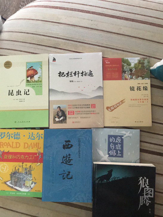 闲置书籍～《西游记》上下两册25元，其余书...
