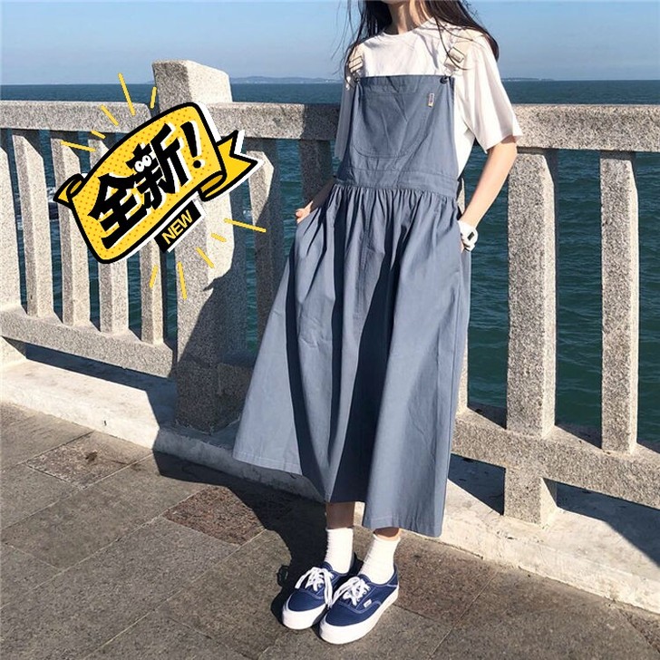 裙子仙女超仙森系连衣裙2020新款韩版吊带...