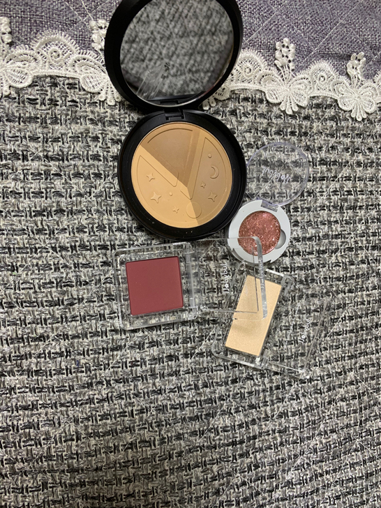 全新ynm三色修容高光一体盘发际线两用侧阴...