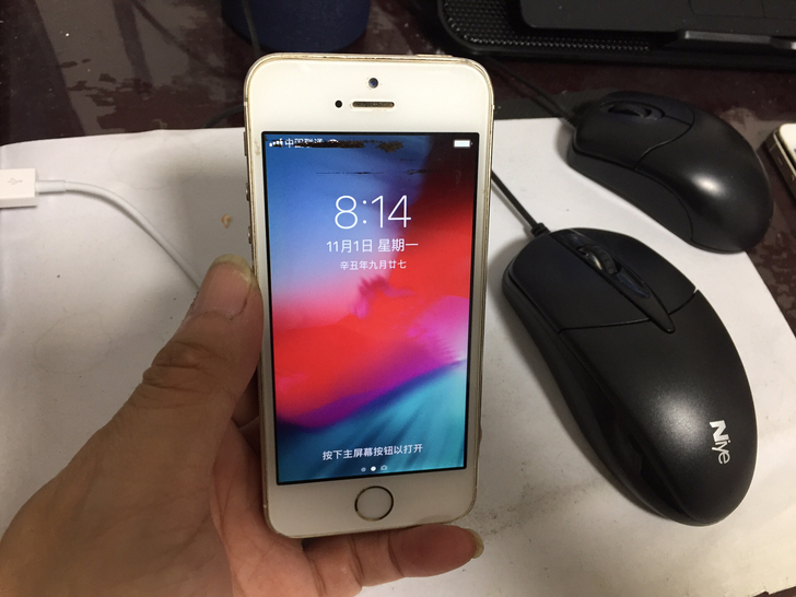 苹果iphone 5s手机，内存16g 港...