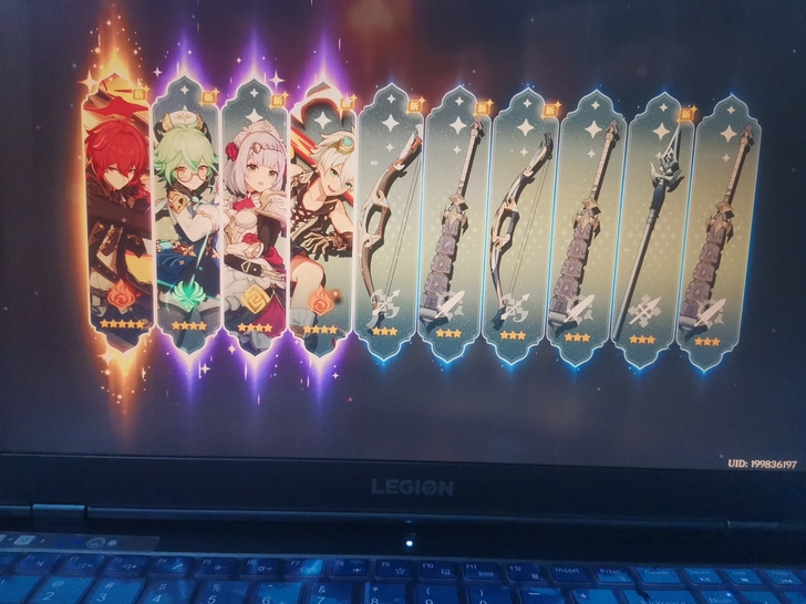 欧皇号，常驻垫了50发，姥爷和琴，稻妻已经...