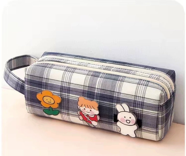 高颜值笔袋小学生大容量简约ins日系少女初...