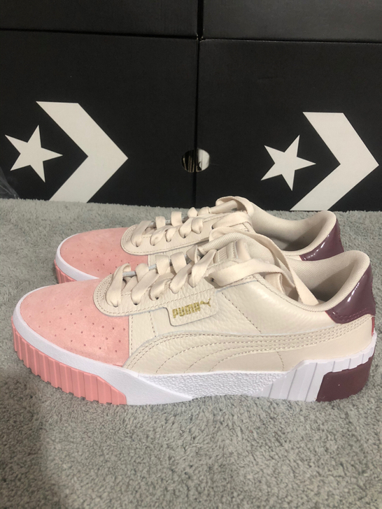 彪马PUMA CALI 刘雯同款新婚粉草莓...