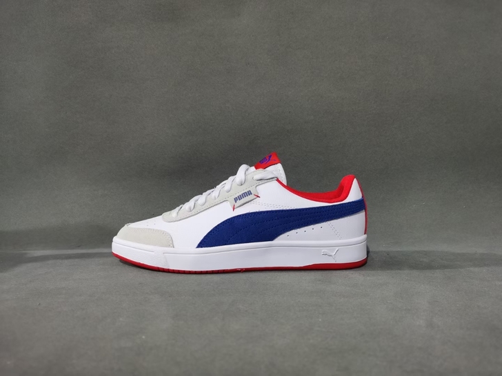 PUMA彪马新款COURT复古麂皮拼接板鞋...