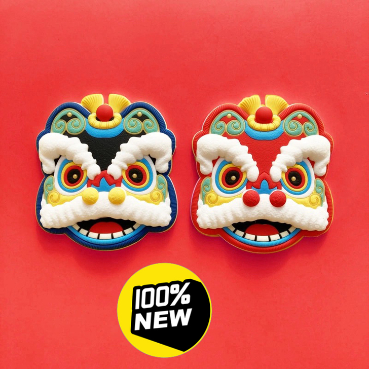 之前买的一对醒狮冰箱贴、原价68一对买的、...