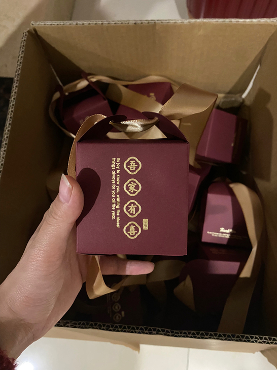 喜糖盒空盒，多出来的，已折好，大概30个，...