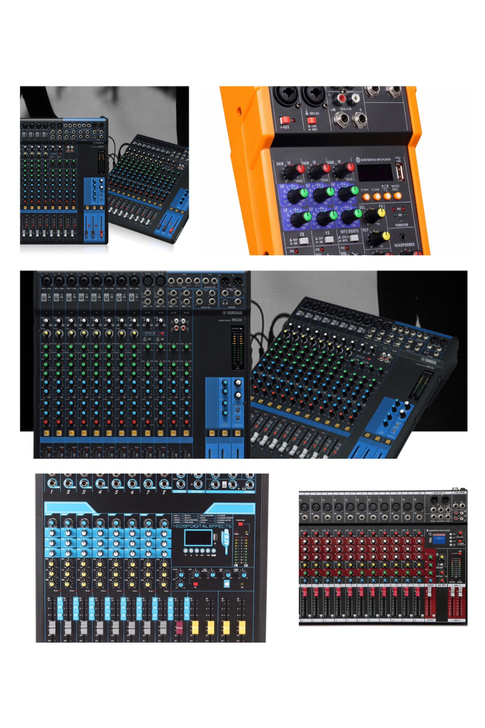 全新）调音台大全  调音台带功放一体机4路...