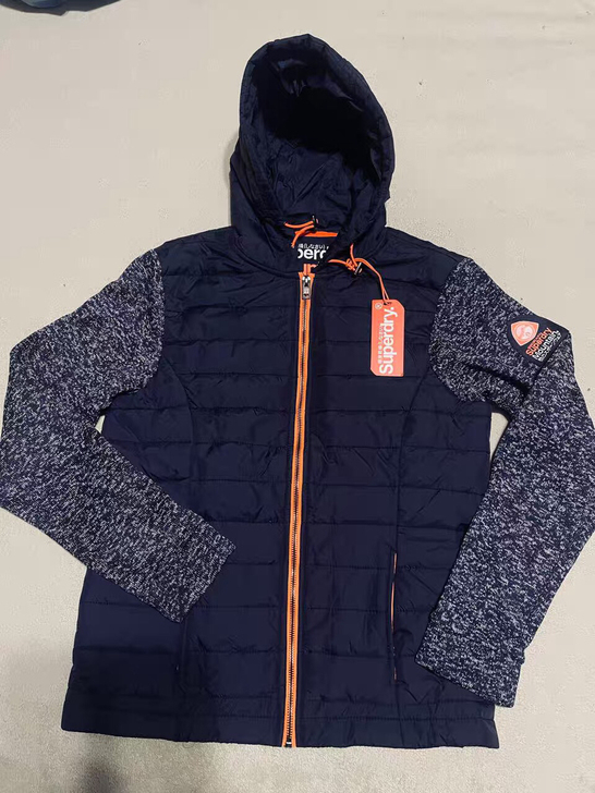 全新出口小码日本极度干燥复古薄棉夹克外套连...