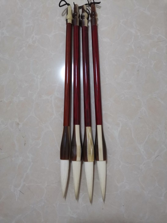 长峰羊毫练习书法，国画山水写意用笔。