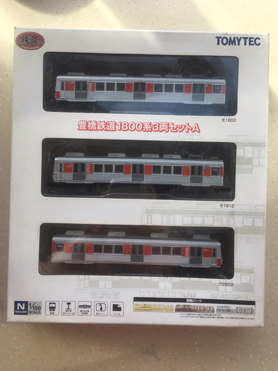 TOMYTEC 铁道收藏 丰桥铁道1800系