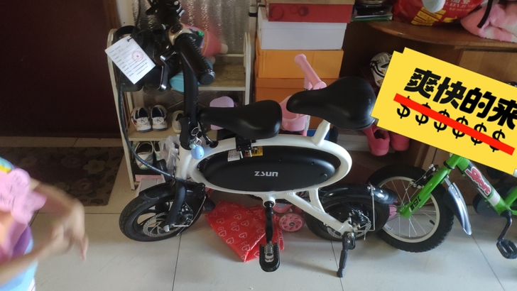 电动车折叠电动车 可带娃 买来也没骑过几回