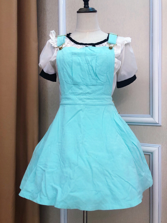 软妹可爱背带裙学院风