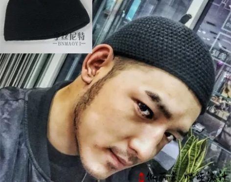 原创纯手工钩织童趣吊丝复古地主毛线带尖柱柱...